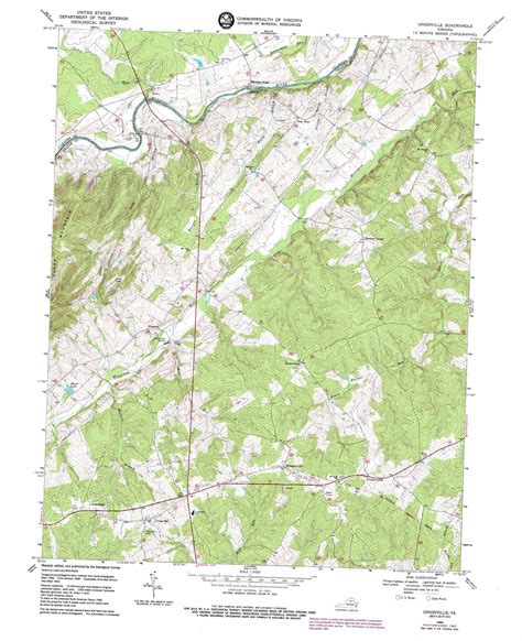 Unionville Topographic Map 124000 Scale Virginia