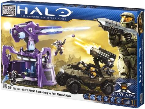 Amazon Megabloks Halo UNSC Rockethog Vs Anti Aircraft Gun Toys