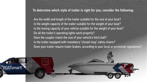 Boat Trailering Launching And Loading In Canada Boatsmart Knowledgebase