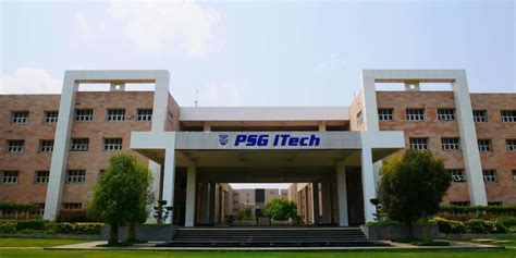 Psg Itech Coimbatore Admission Cutoff Fees Placements