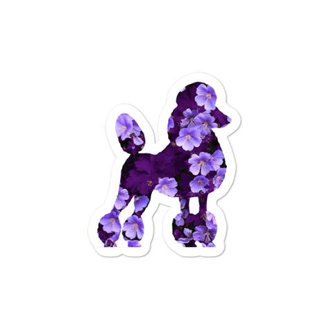 Poodle Decal Two Poodle Stickers Vinyl Poodle Sticker Kiss Etsy