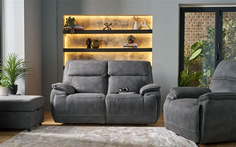 Endurance Presley Fabric 3 Seater Power Recliner Sofa