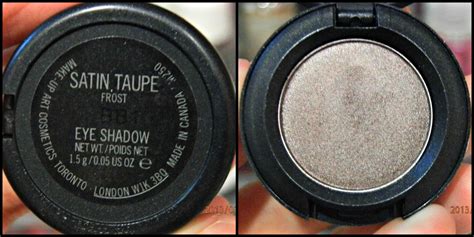 My Little Bows Diary Mac Eye Shadow Satin Taupe And Sable Reviewswatchescomparison