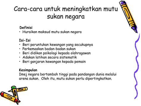 Langkah Langkah Untuk Meningkatkan Mutu Sukan Negara Abk P3 Carta