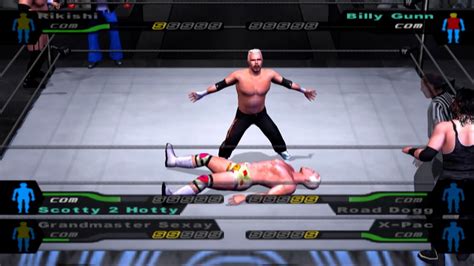 Elimination Tag Match Rikishi Scotty 2 Hotty Grandmaster Sexay Vs Dx Walkthrough Gameplay