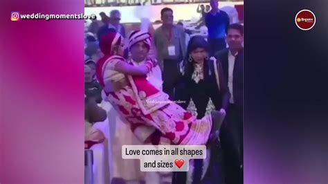 Dulha Seen Taking Handicapped Dulhan In His Arms And Doing Marriage