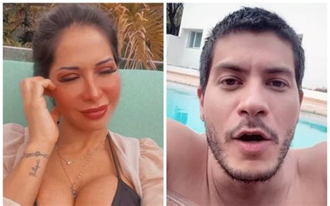 Recém Separados Maíra Cardi E Arthur Aguiar Curtem Piscina Juntos