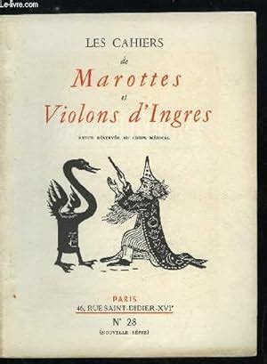 Les cahiers de Marottes et Violons d Ingres nouvelle série n 28