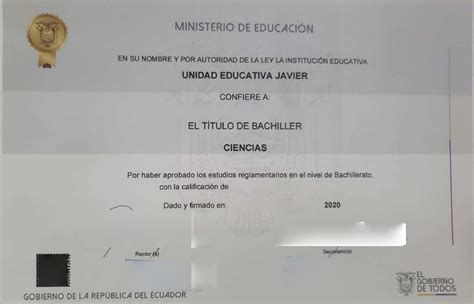 Ver Certificado De Bachiller Ecuador Image To U