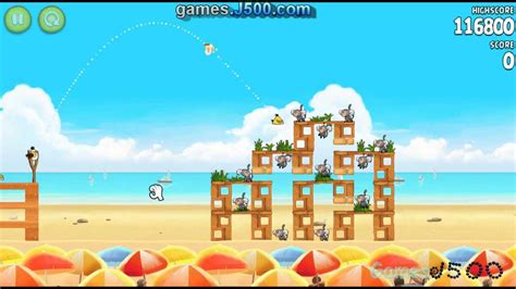 Angry Birds Rio Golden Beach Ball 5 All Stars Walkthrough Youtube