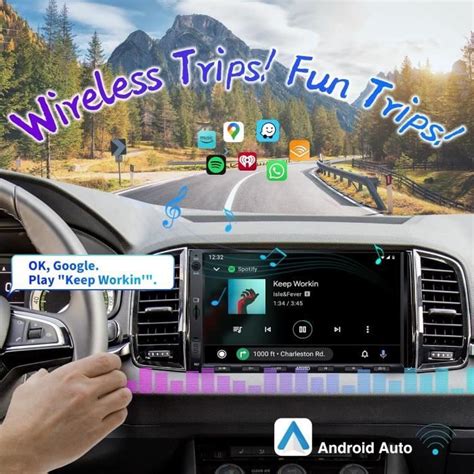 F We Pouces R Cepteurs Multim Dia Autoradio Din Avec Carplay Sans