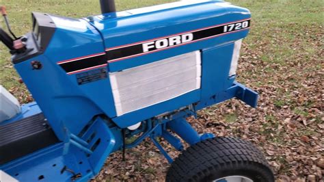 17201 Ford 1720 Diesel 4x4 Tractor With Attachments Youtube