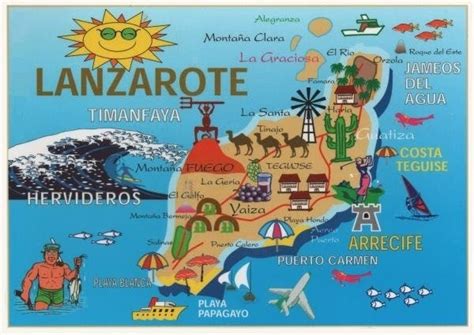 Lanzarote Maps - The Tourist Maps you Need to Plan Your Trip