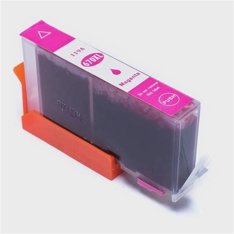 Cartucho De Tinta Compatible Con HP 670XL Magenta OfficeTech Mx