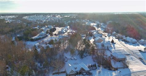 Impresionante Vista A Rea De Un Peque O Pueblo En Carolina Del Sur