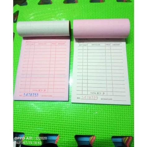 receipt high quality receipt good  bussiness shopee philippines