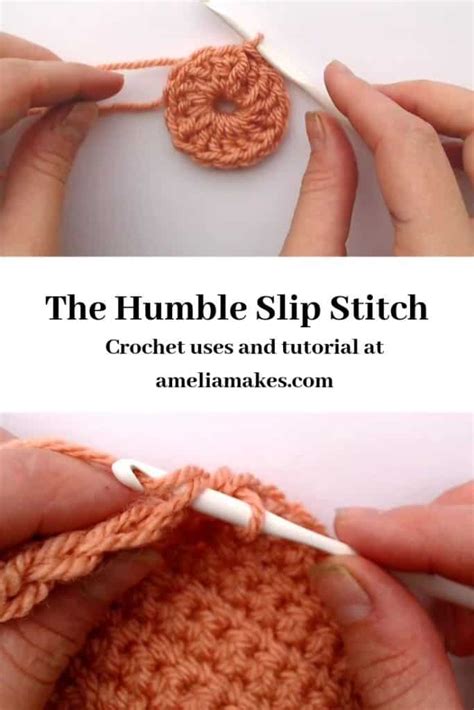 The Crochet Slip Stitch: Its Uses and Beginner Tutorial - Amelia Makes