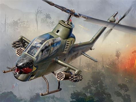 1 32 Helikopter Do Sklejania AH 1G Cobra Revell 03821