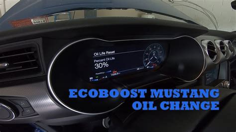 How To Change The Oil In An Ecoboost Mustang S550 Youtube