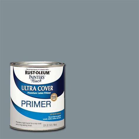 Rust Oleum Painters Touch 32 Oz Ultra Cover Flat Gray Primer General