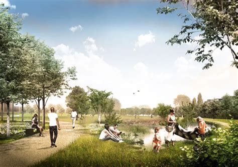 Springfield Park in London, Green Space - e-architect