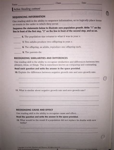 Solved Name Class Date Skills Worksheet Active Reading Chegg