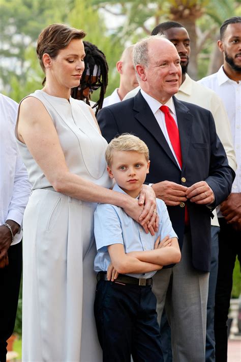 Photo Le Prince Albert Ii De Monaco La Princesse Charl Ne De Monaco