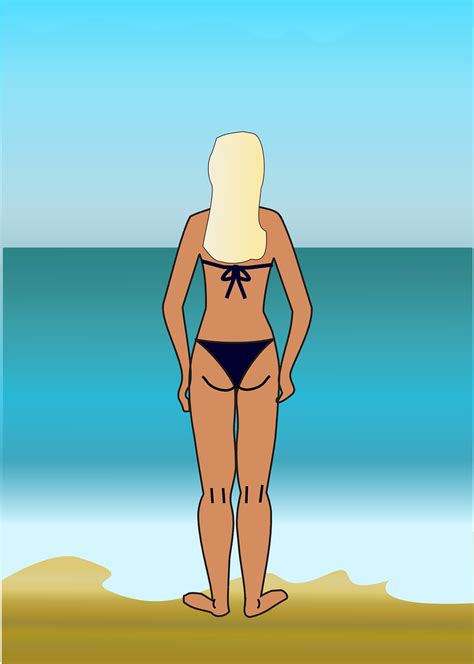 Bikini Plaża Dziewczynka Darmowa grafika wektorowa na Pixabay Pixabay