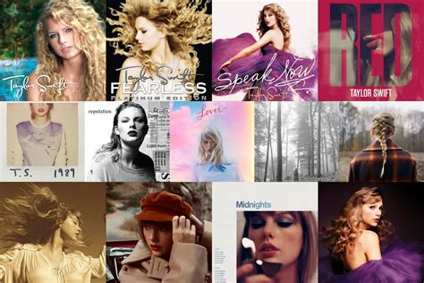 Taylor Swift's entire album covers as a collage | Taylor swift album ...