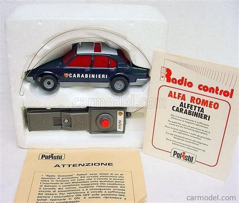 Politoys Polistil Rc Scale Alfa Romeo Alfetta Carabinieri