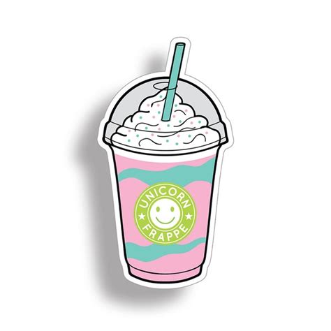 Cute Frappe Stickers Etsy