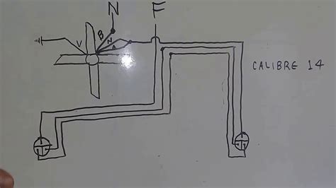 Diagrama De Switch Abanico Velosidades De Techo Diagrama V