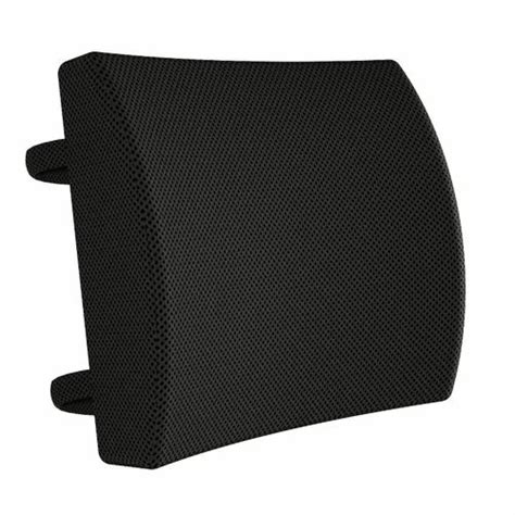 Black Memory Foam Lumbar Support Cushion At Rs 338 Piece Memory Foam