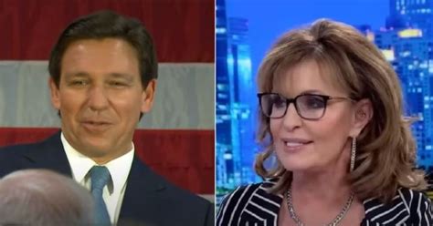 Palin Re Ups Advice For DeSantis To Step Aside Throws In Naked Pitch