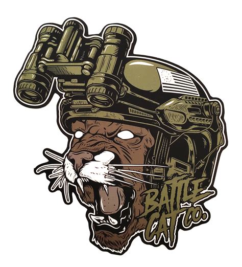 Tactical Battle Cat 20 Sticker Battle Cat Co