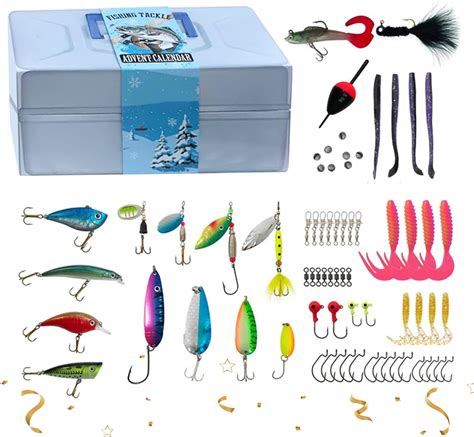 Amazon.com: 2023 Advent Calendar Fishing Tackle Set - Sea Fishing Gear ...