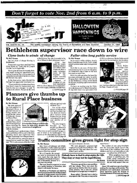 Fillable Online Bethlehem Supervisor Race Down To Wire Fax Email Print