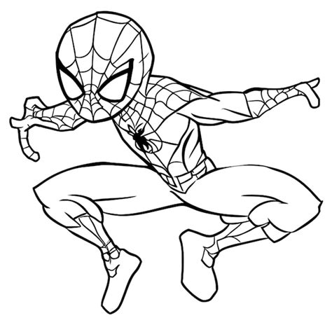 Spiderman P Ginas Para Colorear Hojas Para Colorear Gratuitas Para