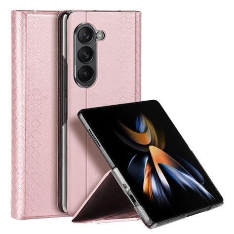 DUX DUCIS Bril Series Samsung Galaxy Z Fold5 Etui Rosa Teknikkdeler No