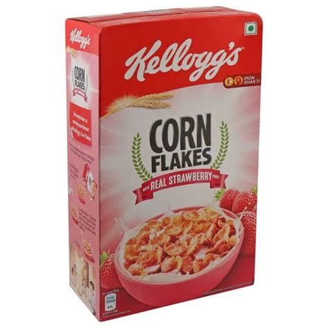 Kellogg S Corn Flakes With Real Strawberry Puree G Jiomart