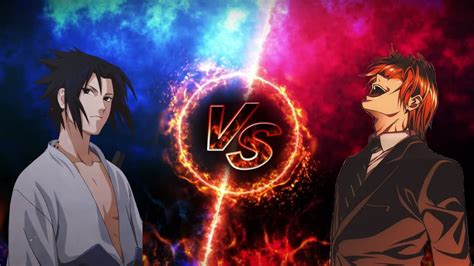 Sasuke Uchiha X Light Yagami Sasuke Vs Light Yagami YouTube