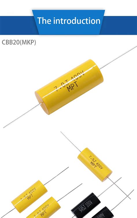 Uf Mpt Para Aplicaciones De Audio Axial Mkp Condensador J V