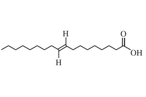 3d Model Of Elaidic Acid American Chemical Society