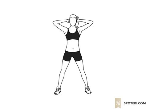 Standing Criss Cross Crunches | Illustrated Exercise Guide