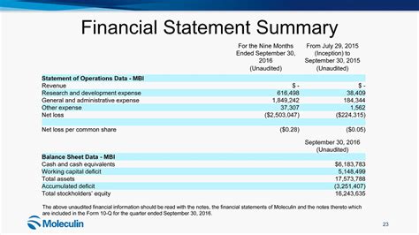 Financial Overview 22