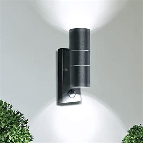 Hibay Motion Sensor Outside Wall Lights Mains Powered Pir Up Down Wall