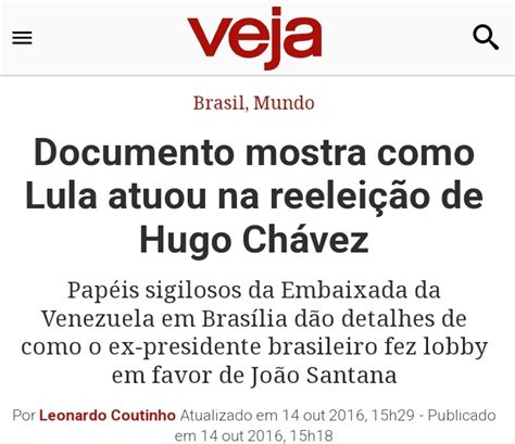 Marcos on Twitter RT filgmartin O Lula que diz que não