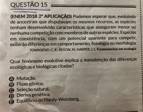 Poderiam Me Explicar A Resolu O Dessa Quest O N O Entendi Explica