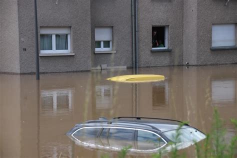 Luxembourg Dozens Evacuated After Record Rainfall Causes Rivers To