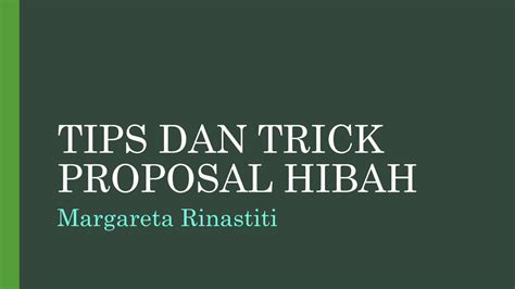 PDF TIPS DAN TRICK PROPOSAL HIBAH Fkg Ugm Ac Idfkg Ugm Ac Id Id Wp